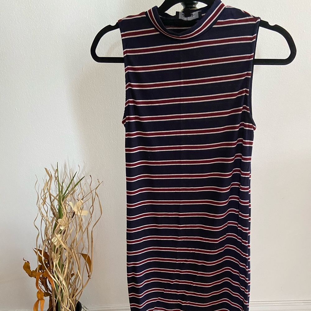 Navy Striped Dress from Lulu’s